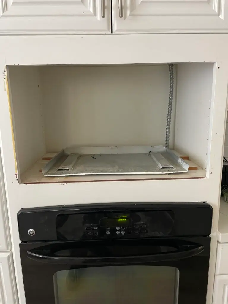 Microwave Cabinet Installation in Temecula — cabinet microwave installation