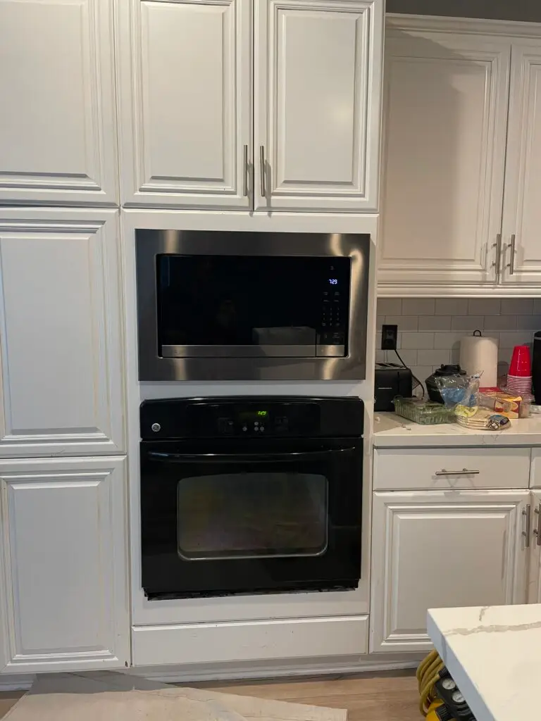 Microwave Cabinet Installation in Temecula — microwave cabinet installation